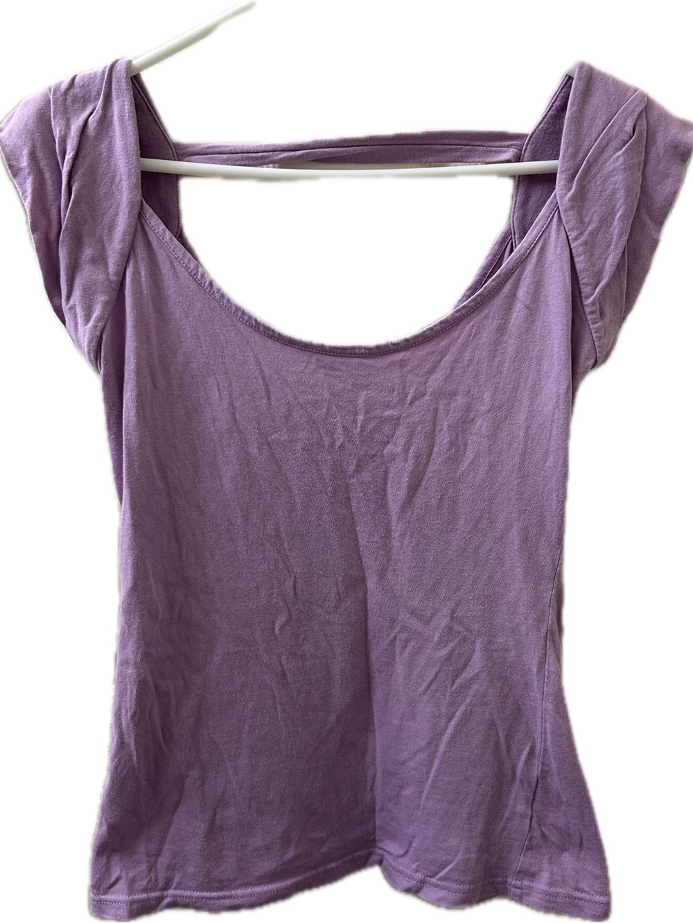 Lavender Scoop Neck Top